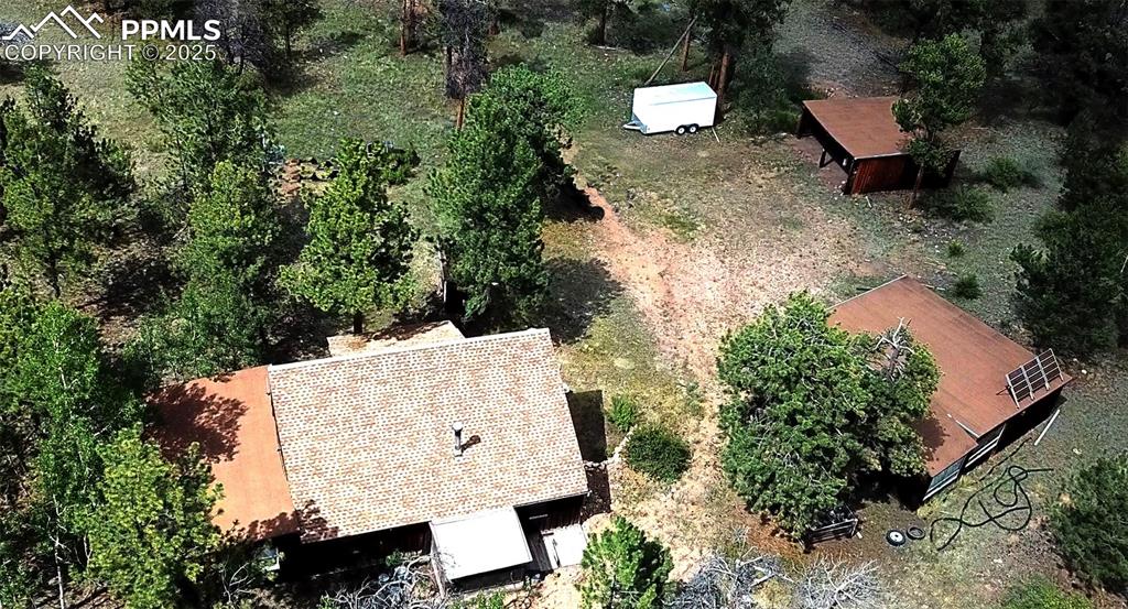 Image 25 of 40: Aerial view of property and surrounding area