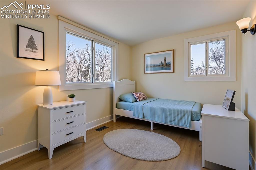 Image 25 of 38: virtually staged - 2nd bedroom