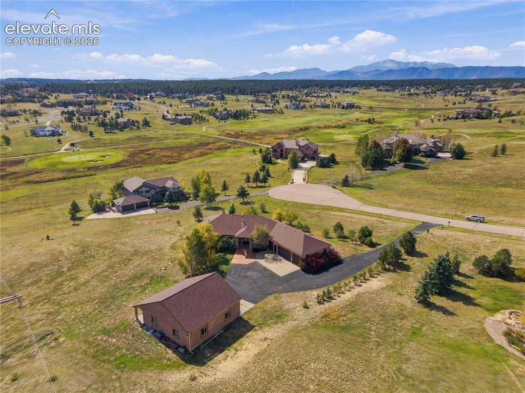 Image 1 of 48: Expansive ranch style home on 2.5 acres, Pikes Peak views and huge bonus de