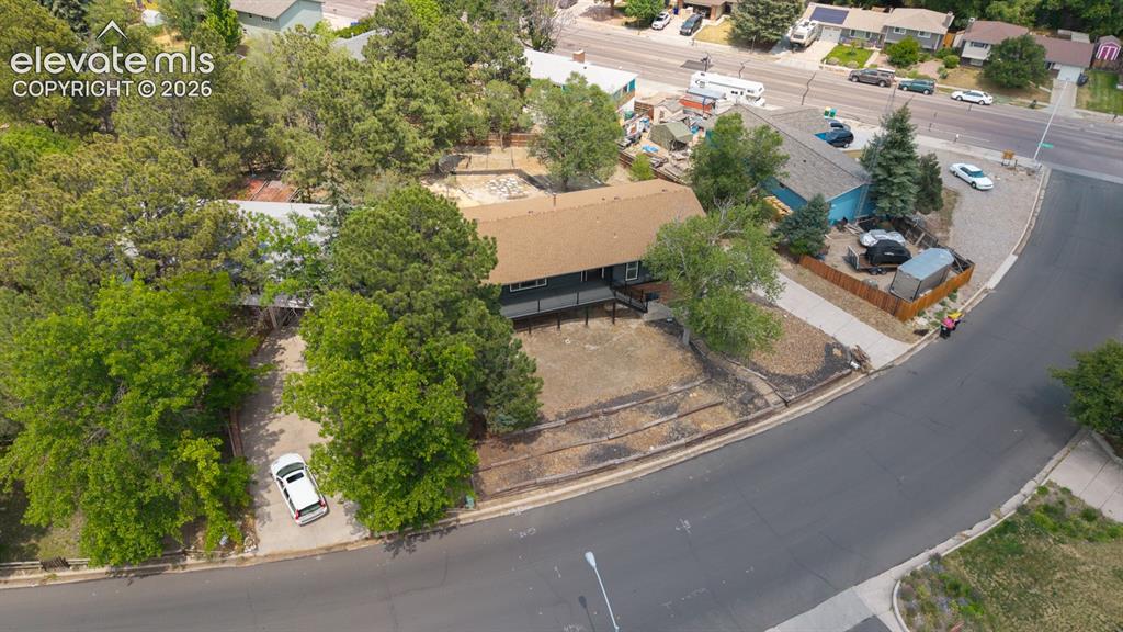 Image 47 of 49: top view favoring the front to see how close you are to Flintridge and out 