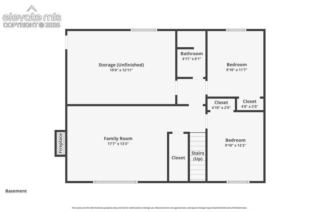 Image 34 of 35: Lower Level Floor Plan