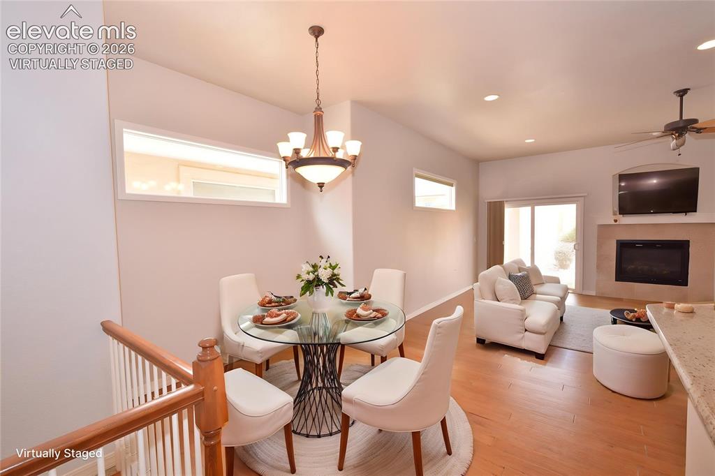 Image 11 of 33: virtually staged dining area