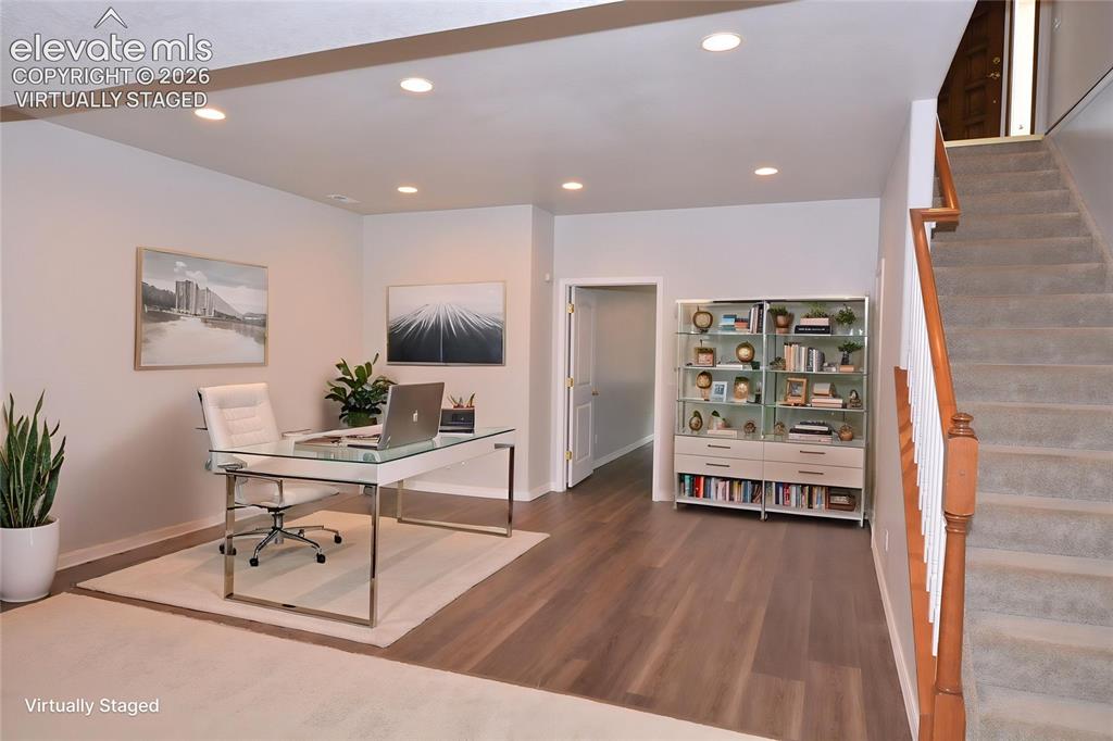 Image 20 of 33: virtually staged basement