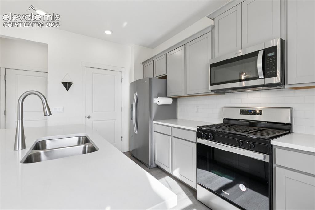Image 9 of 47: Solid surface countertops