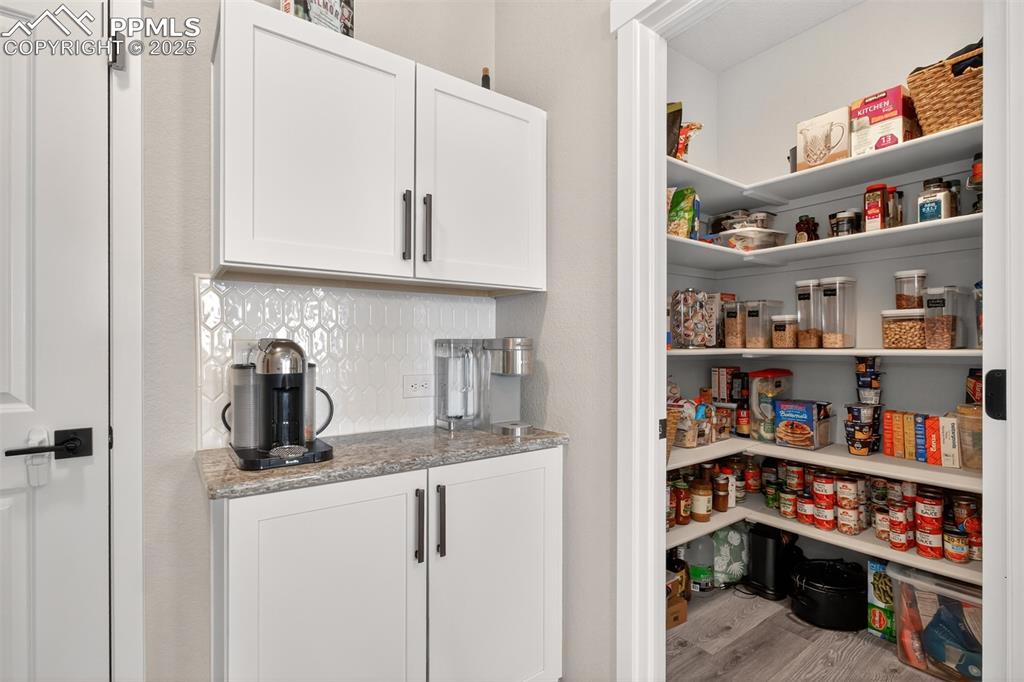 Image 10 of 47: Drop Zone/Coffee Bar and Pantry