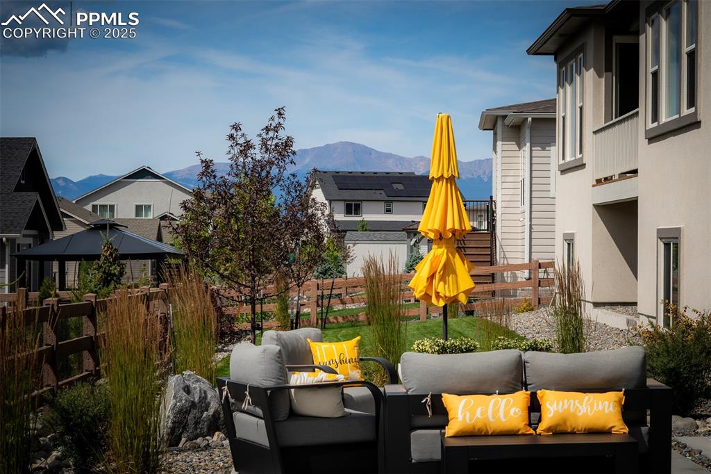 Image 2 of 37: Beautiful Pikes Peak View From Backyard