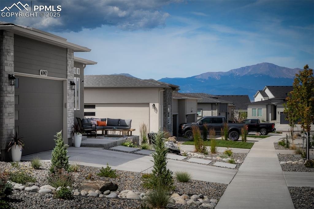 Image 3 of 37: Pikes Peak Views from Front Patio