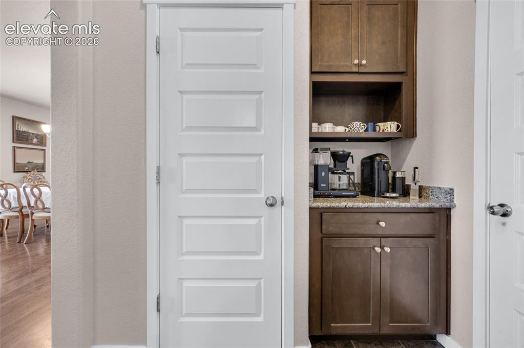 Image 15 of 47: Pantry and coffee station