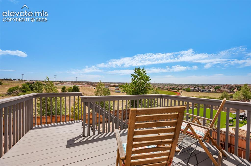 Image 42 of 47: Great deck to just relax or have a barbecue while enjoying the views