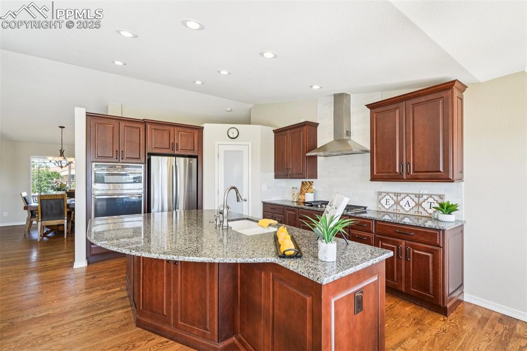 Image 9 of 45: Kitchen has large pantry.