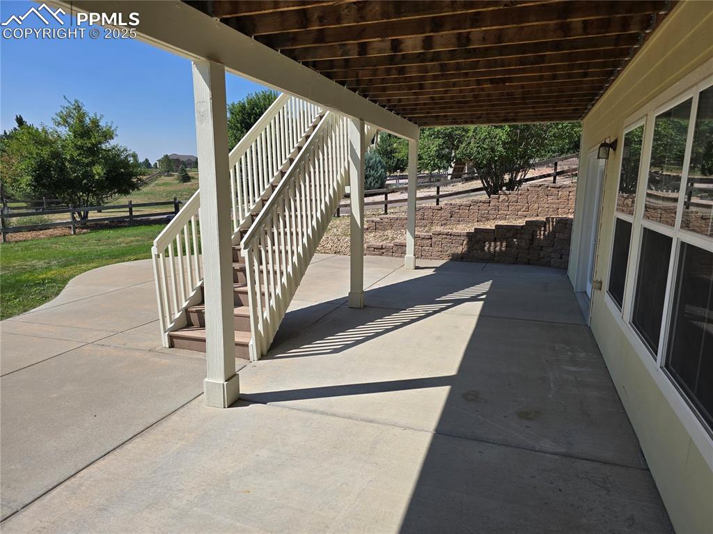 Image 25 of 27: Patio off Walkout Basement