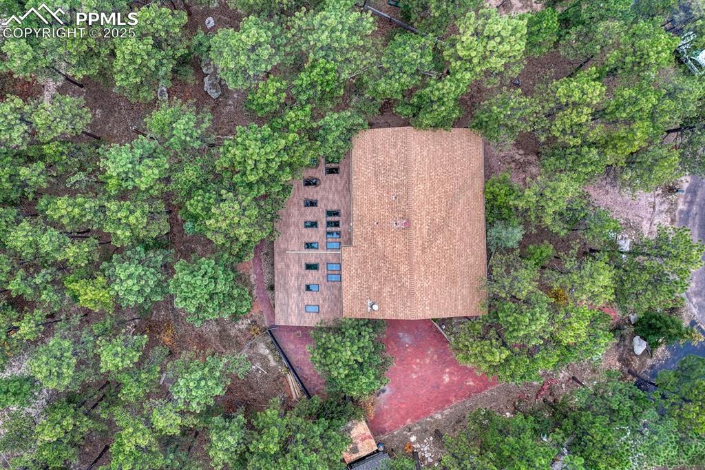Image 50 of 50: Aerial view of home and lot.