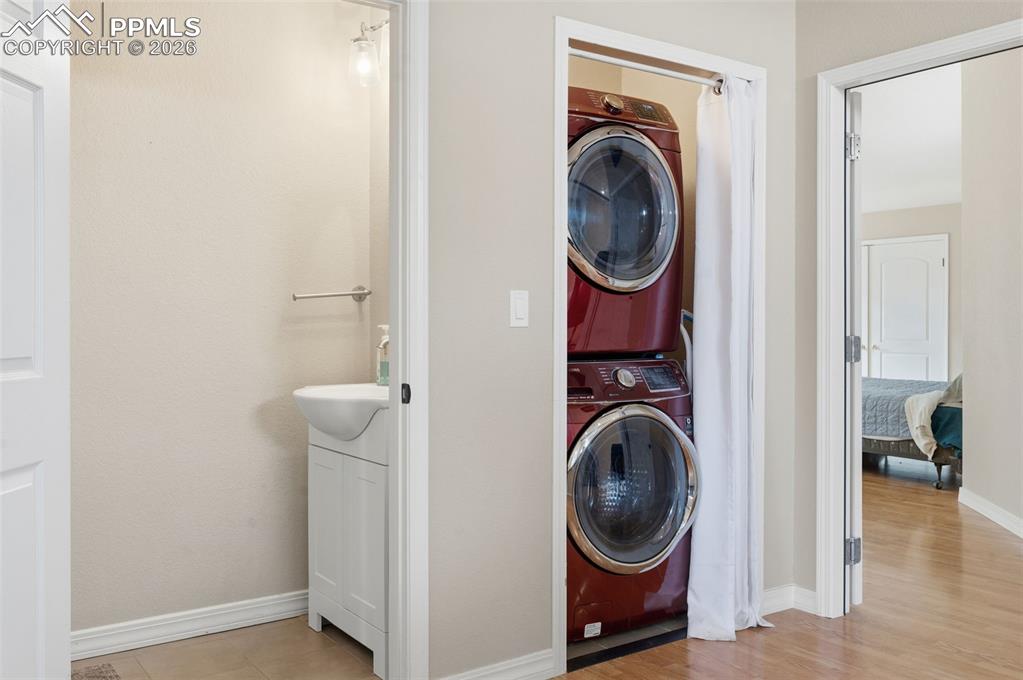 Image 17 of 50: Laundry off the Kitchen