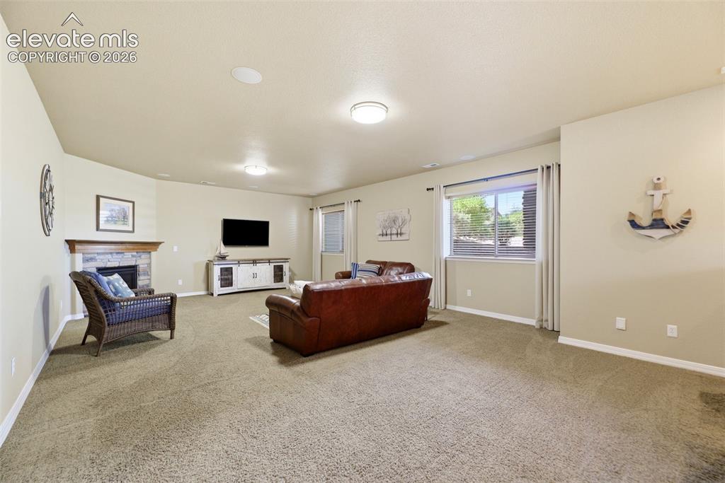 Image 28 of 48: Family room with so many options for use!