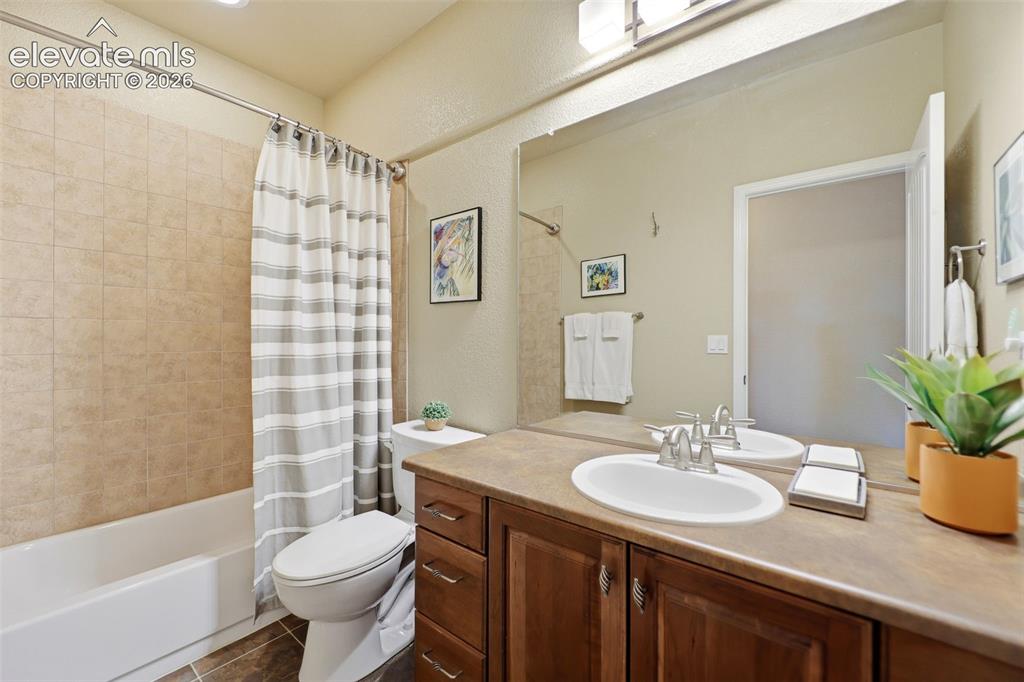 Image 35 of 48: A full bathroom in the basement