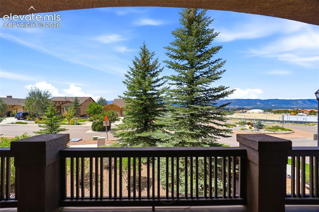 Image 40 of 48: Gorgeous views from the covered deck.