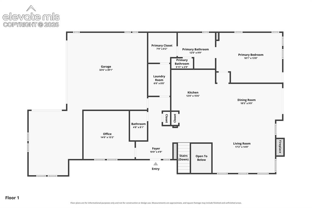 Image 47 of 48: Main level floor plan