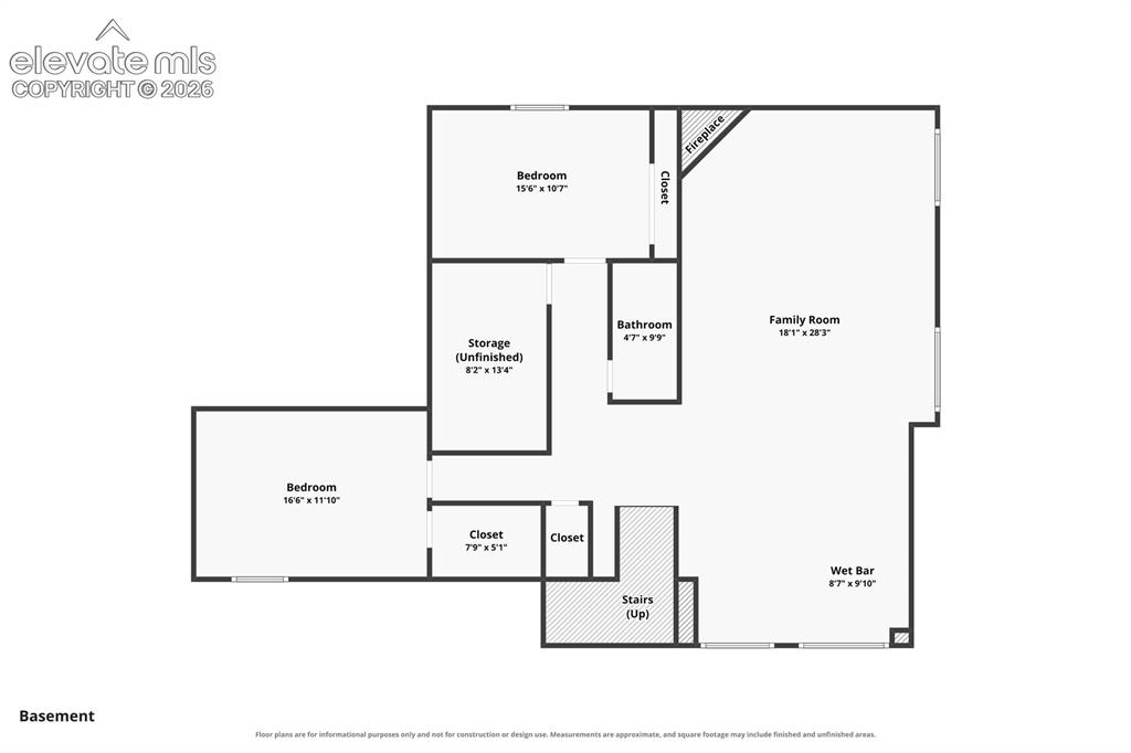 Image 48 of 48: Basement level floor plan