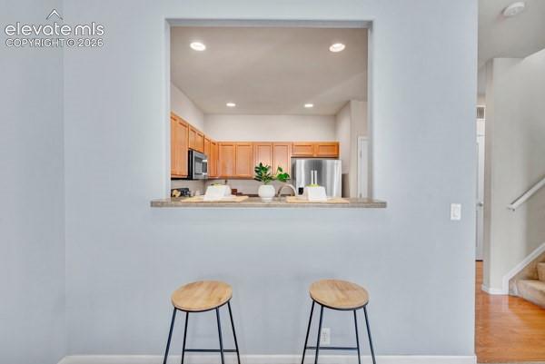 Image 14 of 35: Dining space can accommodate a dinner party-sized dining table!