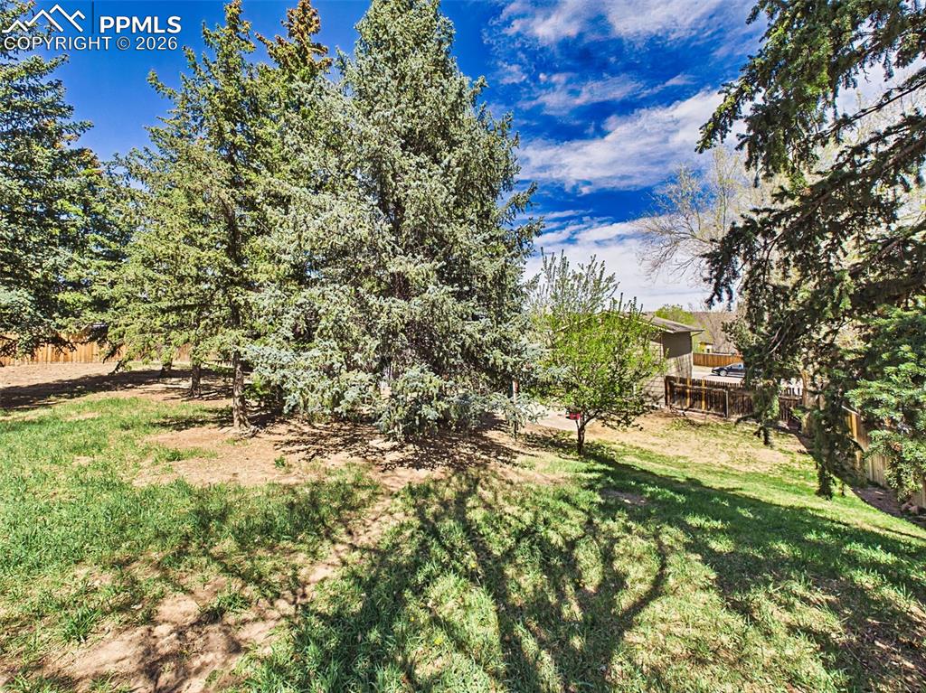 Image 45 of 50: Open yard flowing seamlessly into the patio area, offering an ideal setup f