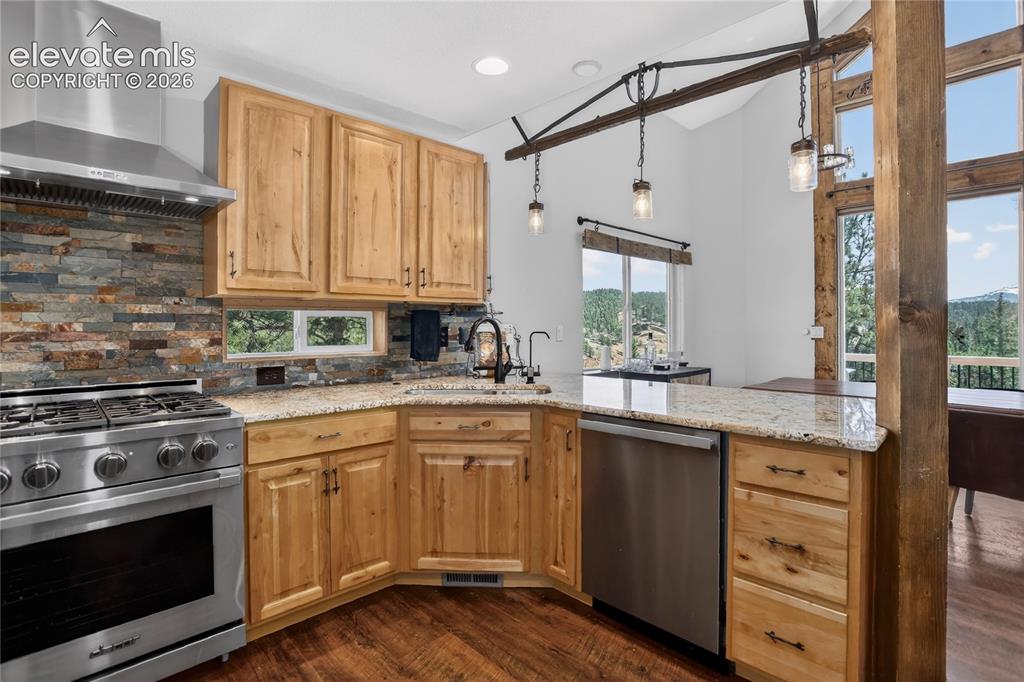 Image 6 of 28: SS appliances & gas range