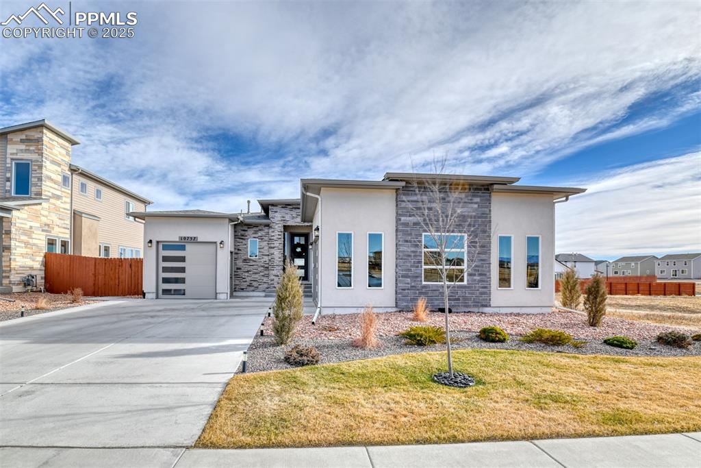 Caption: Front of Structure