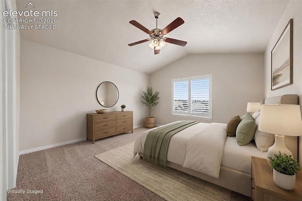 Image 14 of 48: Primary Bedroom Suite. Virtually Staged.