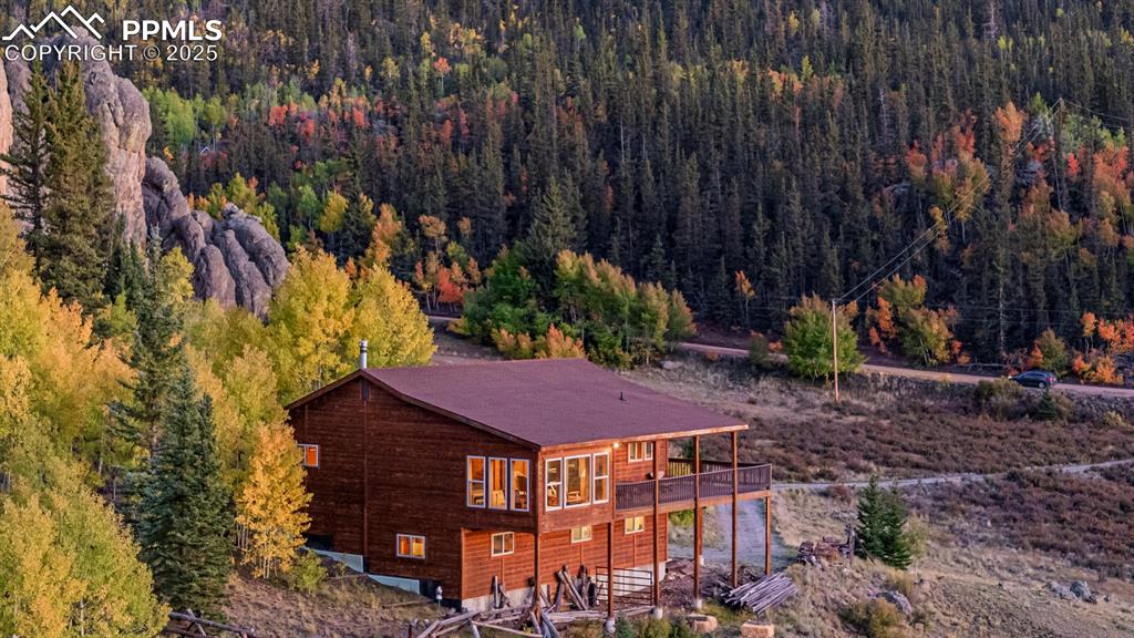 Image 2 of 48: View from above of property
