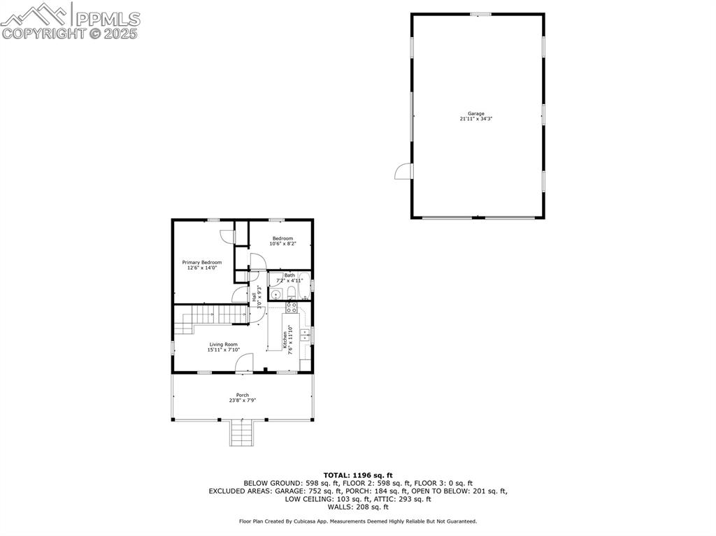 Image 33 of 35: View of floor plan / room layout