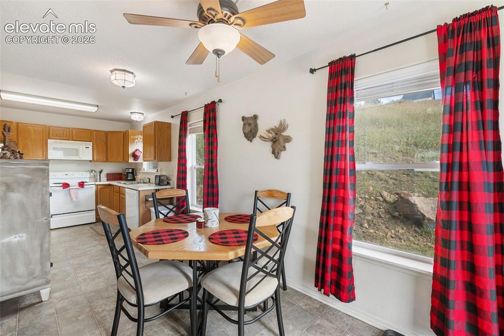Image 18 of 36: Views of the hillsides, local wildlife, and the donkeys from your dining ro