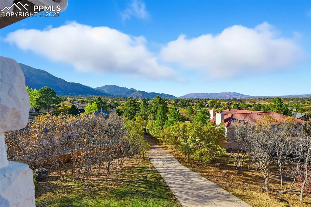 Image 40 of 49: View of mountain backdrop