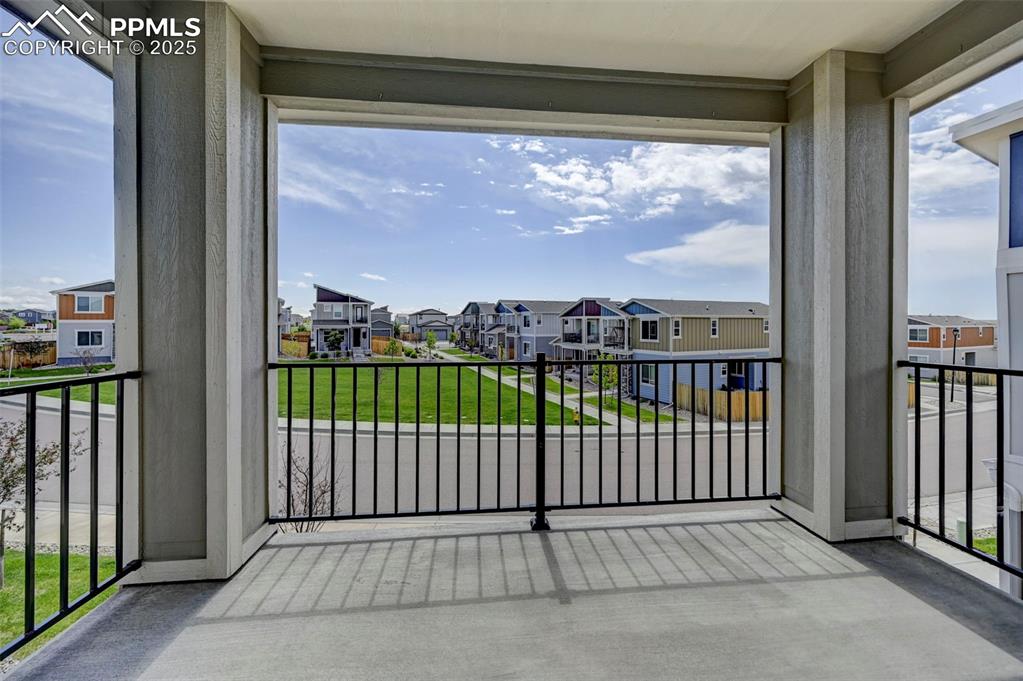 Image 20 of 46: Balcony with a residential view