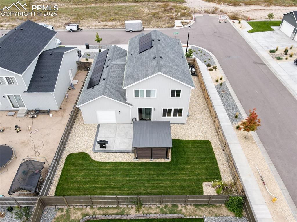 Image 8 of 50: View from above of property