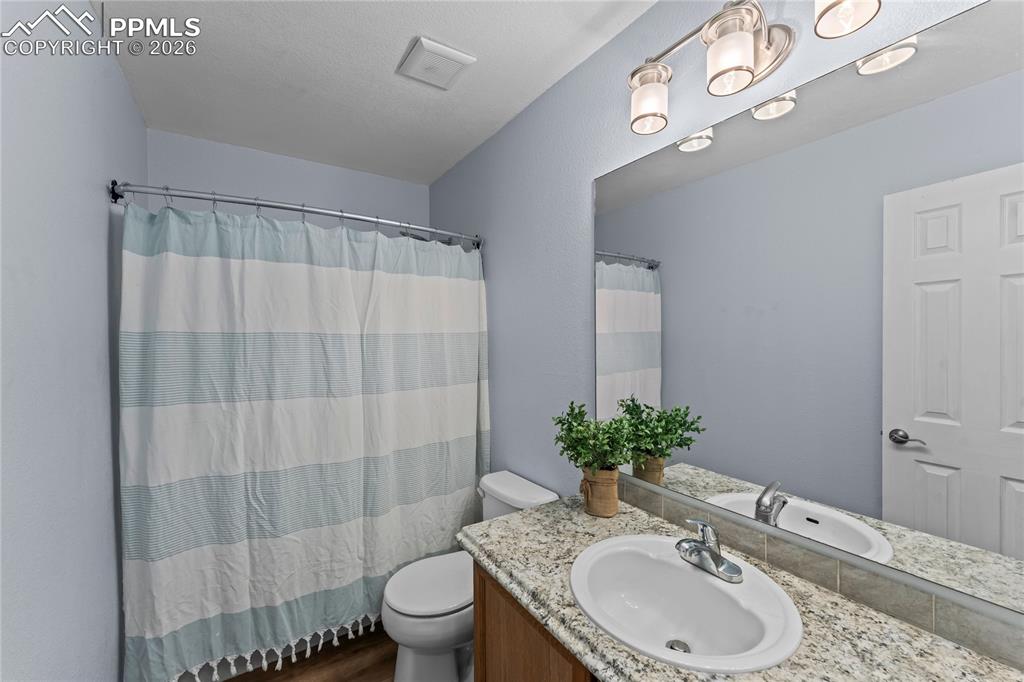 Image 14 of 30: Upper level bathroom 