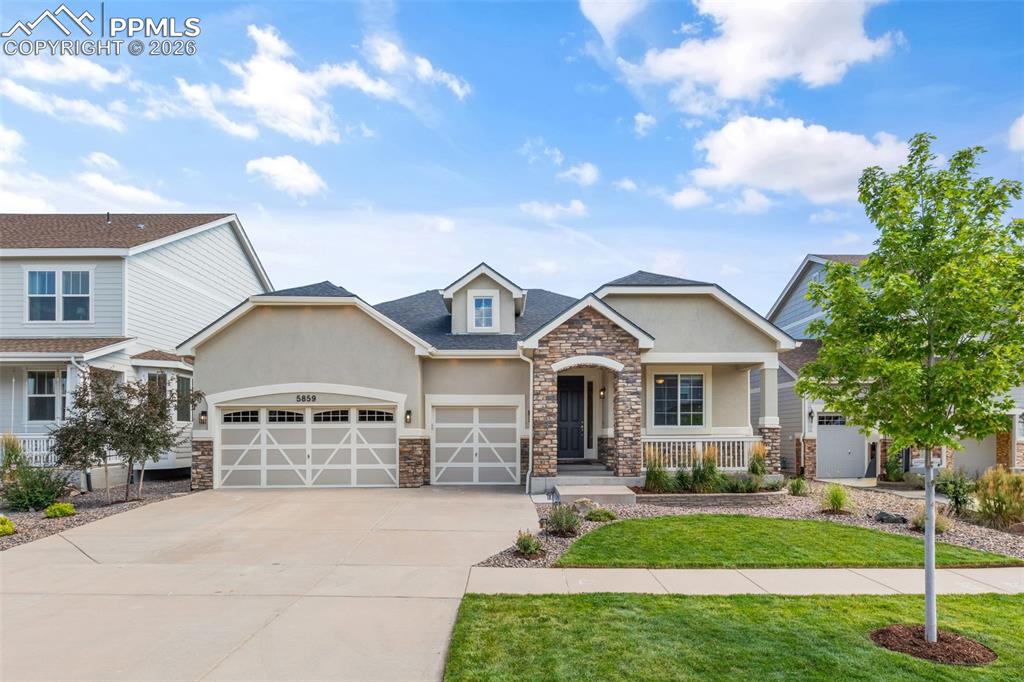 Caption: Front of Structure