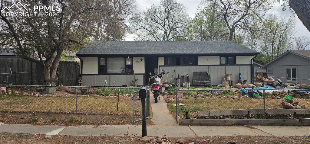 Caption: Front of Structure