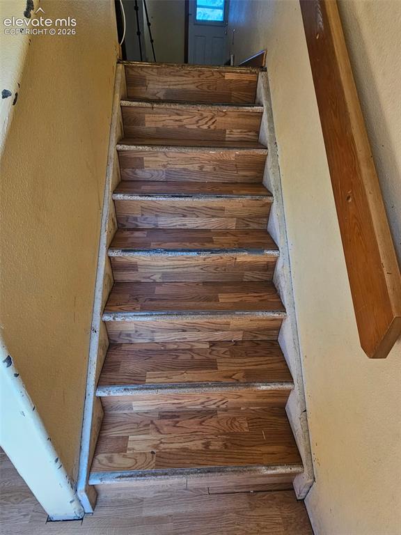 Image 22 of 23: Stairs awaiting repair rest of the home