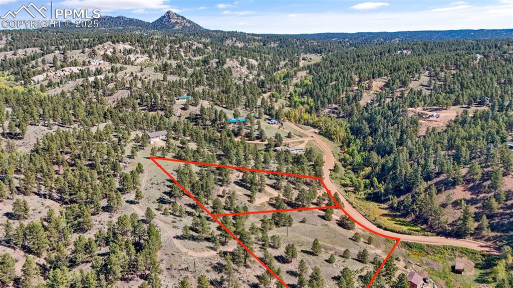 Image 8 of 20: Not a survey, approximate lot lines