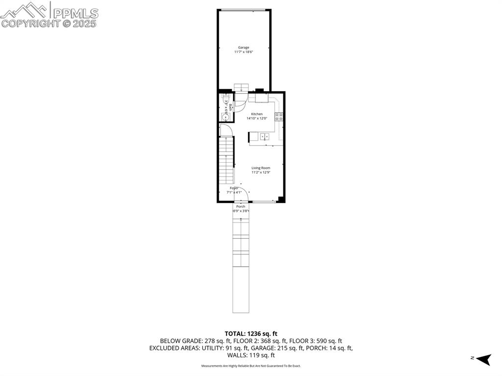 Image 43 of 49: View of floor plan / room layout