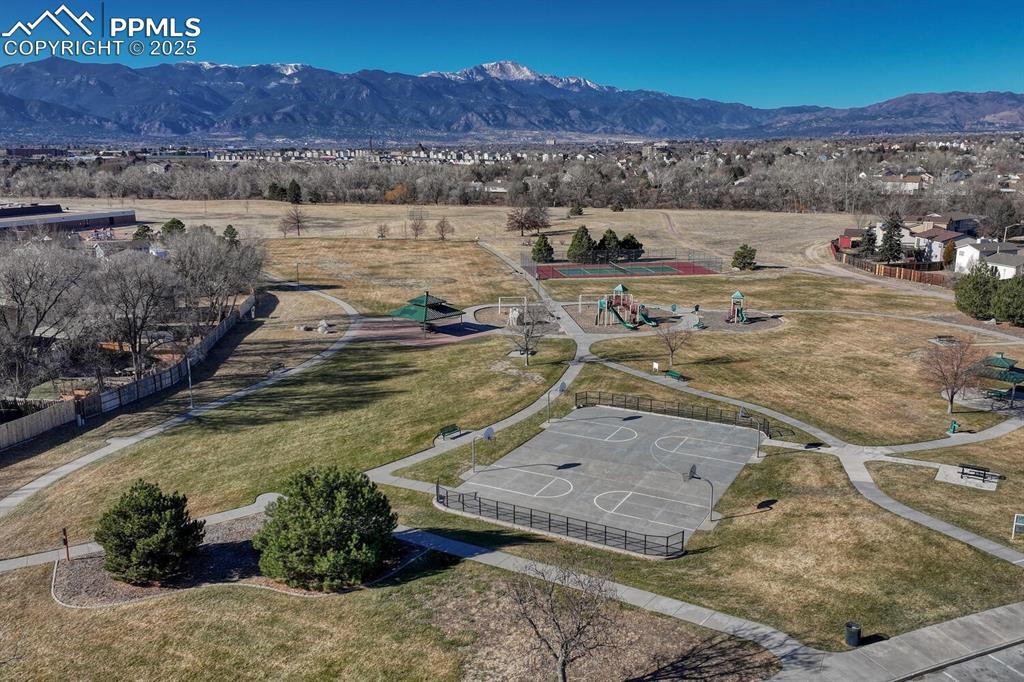 Image 36 of 50: Wildflower Park behind the home