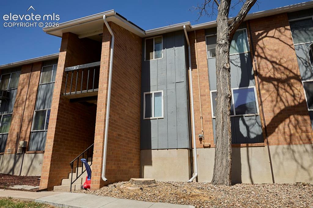 Caption: Front of Structure