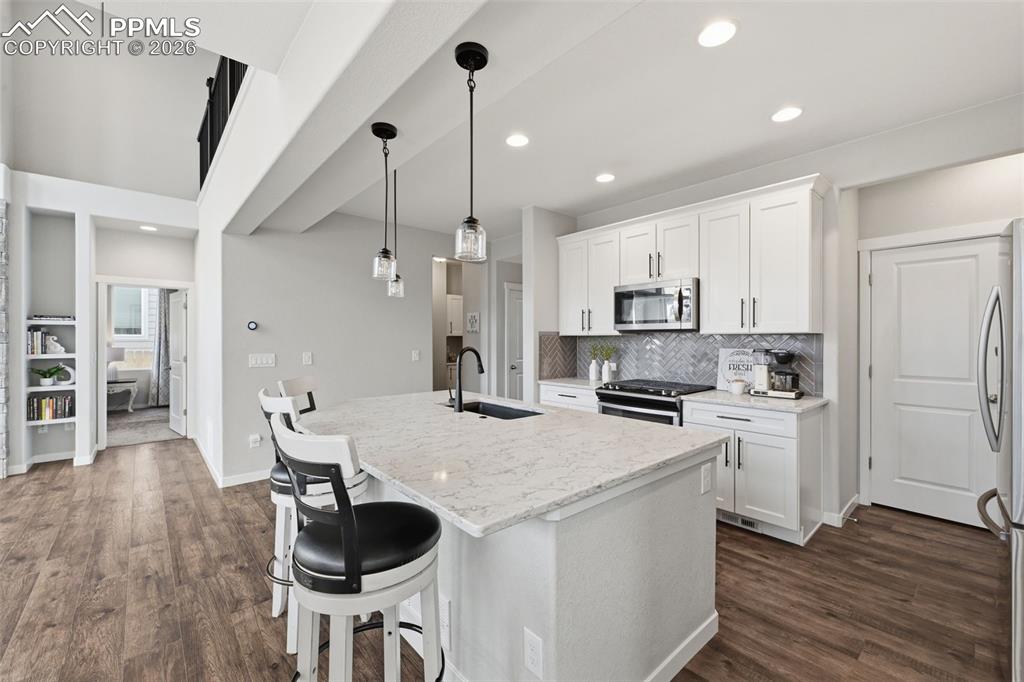 Image 11 of 41: Tons of storage and countertop surface!