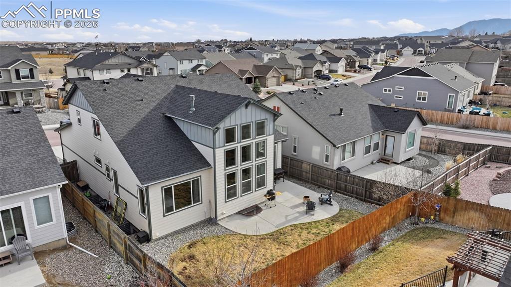 Image 37 of 41: Extended concrete outdoor patio
