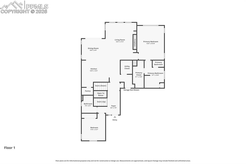 Image 39 of 41: Main Level Floor Plan