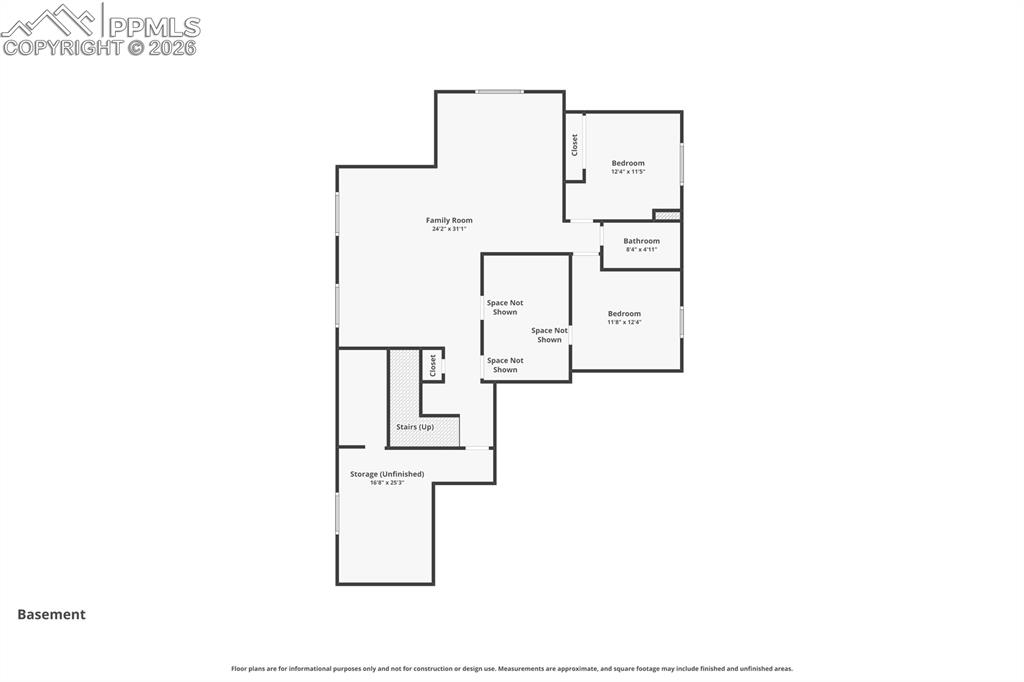 Image 40 of 41: Basement Floor Plan