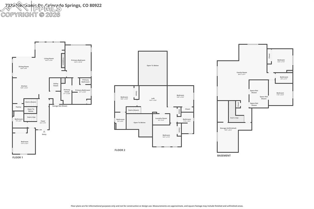Image 41 of 41: Whole House Floor Plan