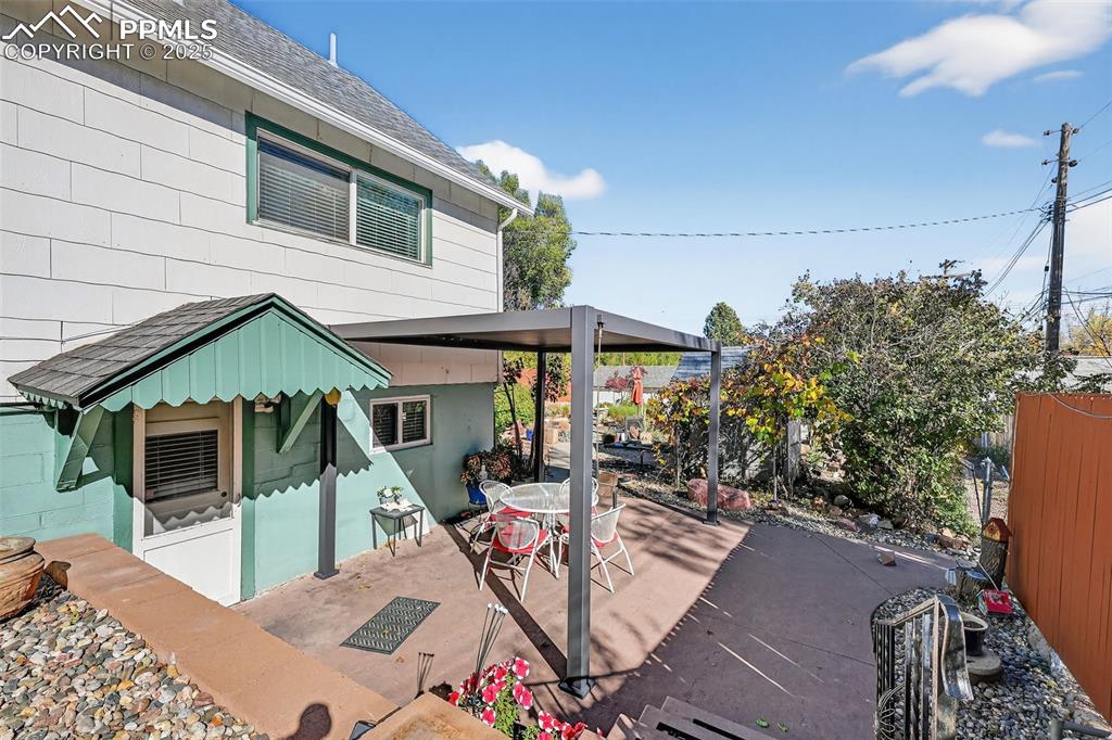 Image 23 of 46: ADU Entry Door and patio