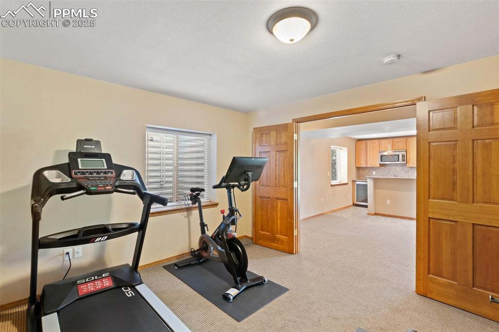 Image 33 of 44: Bedroom 4 in the basement.