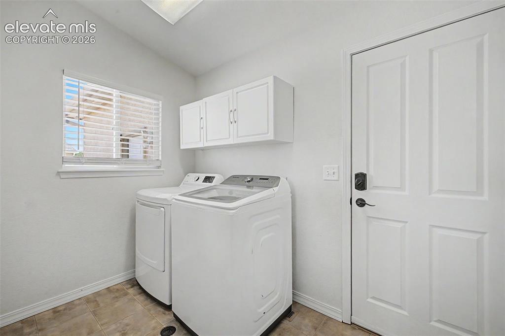 Image 32 of 43: Laundry Room on Main Level with Window