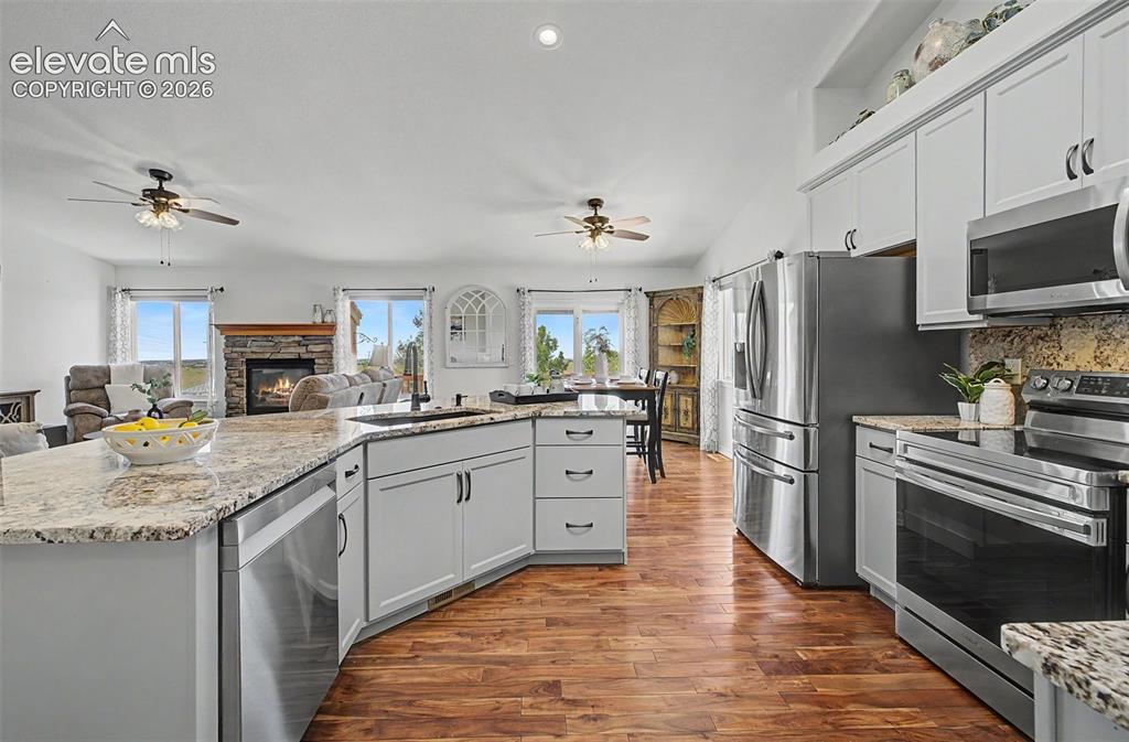 Image 4 of 43: Updated Kitchen includes New Stainless Steel Appliances